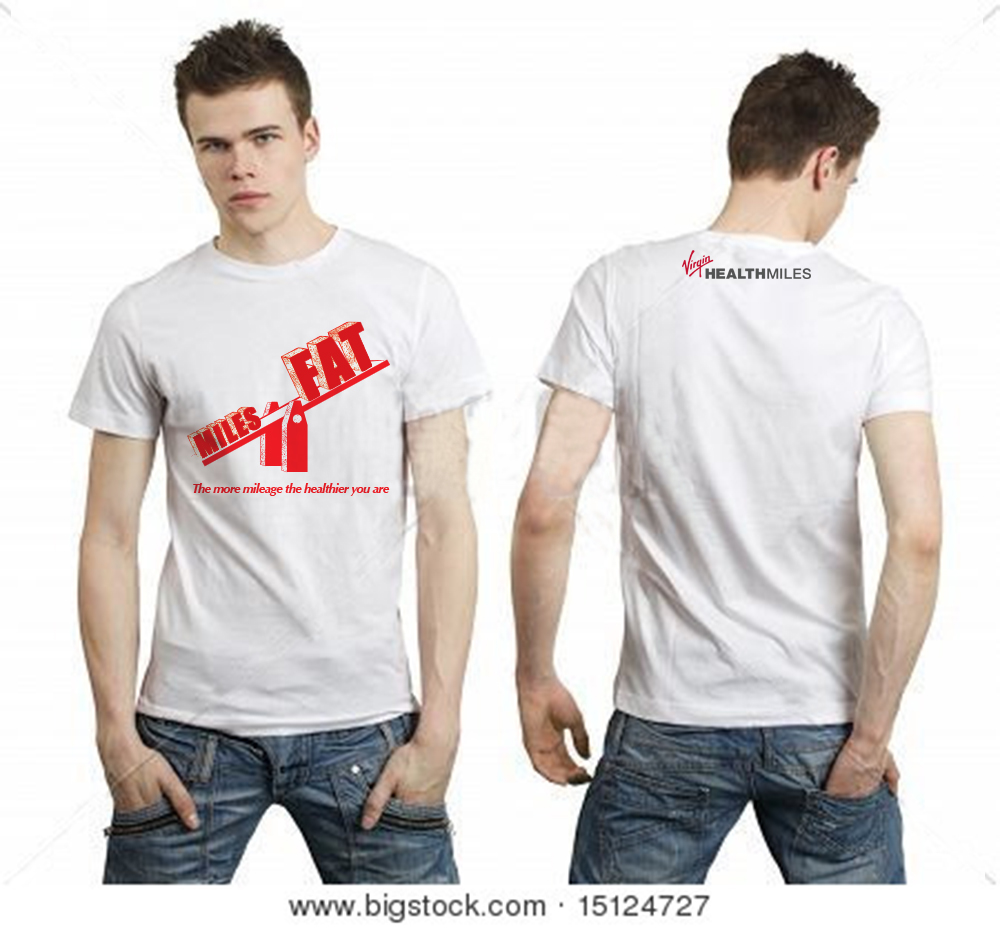 T-shirt Design by doodlerdoz for Virgin HealthMiles | Design #1054008