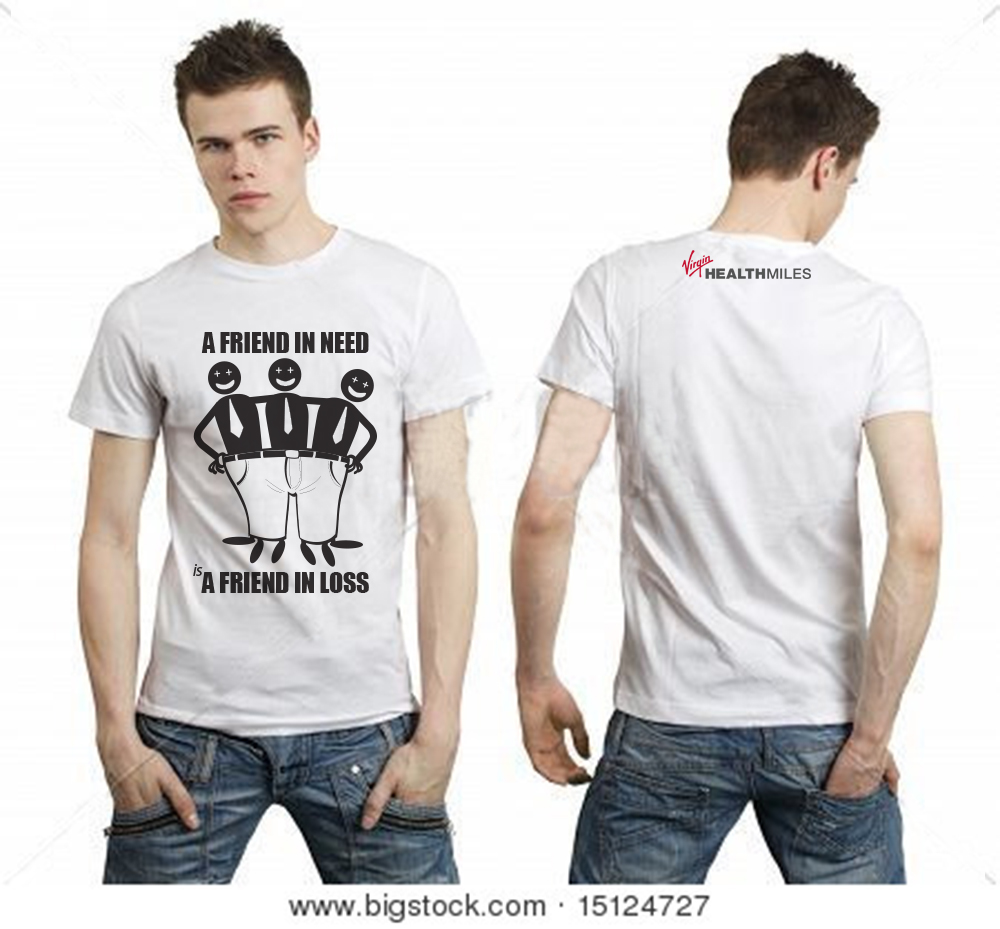 T-shirt Design by doodlerdoz for Virgin HealthMiles | Design #1055928