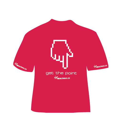 T-shirt Design by BrandGirl for Virgin HealthMiles | Design #1042472