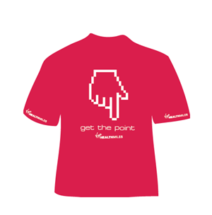 T-shirt Design by BrandGirl for Virgin HealthMiles | Design: #1042472