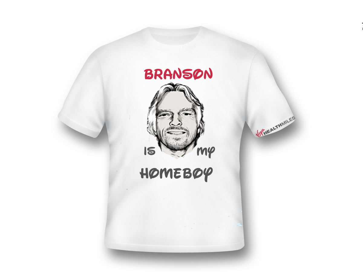 T-shirt Design by suba for Virgin HealthMiles | Design #1071349