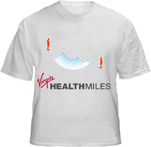 T-shirt Design by mukta for Virgin HealthMiles | Design: #1055359