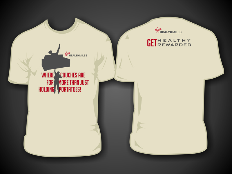 Design de T-shirt par Todd P pour Virgin HealthMiles | Design #1043055