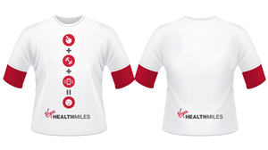 T-shirt Design by BJarris for Virgin HealthMiles | Design: #1048742