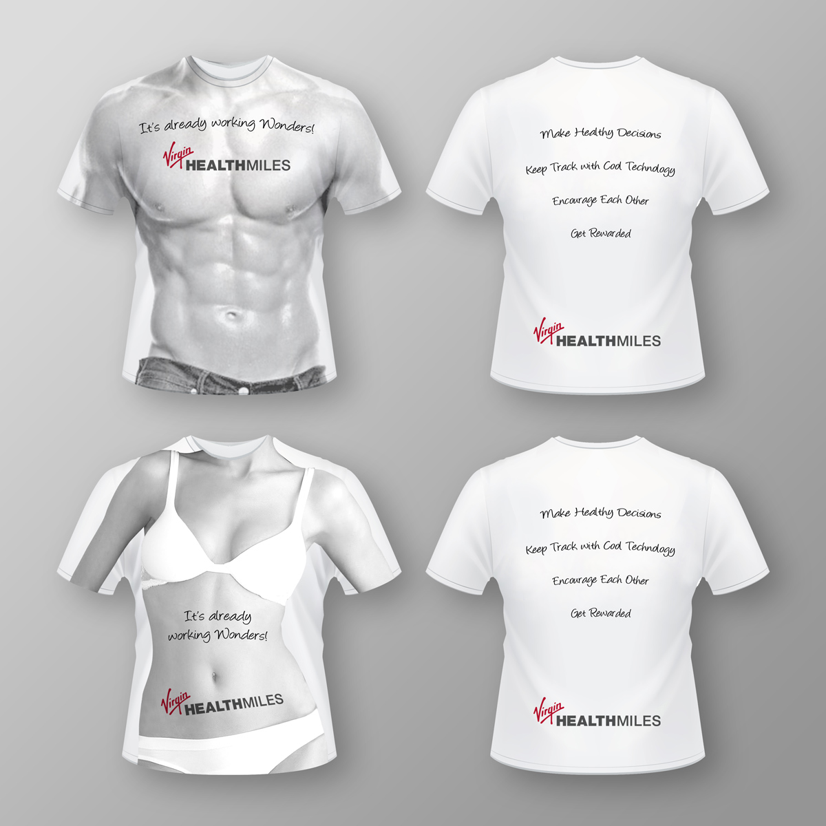 Design de T-shirt par BJarris pour Virgin HealthMiles | Design #1059933