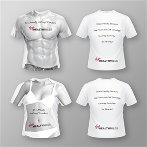 T-shirt Design by BJarris for Virgin HealthMiles | Design: #1059933