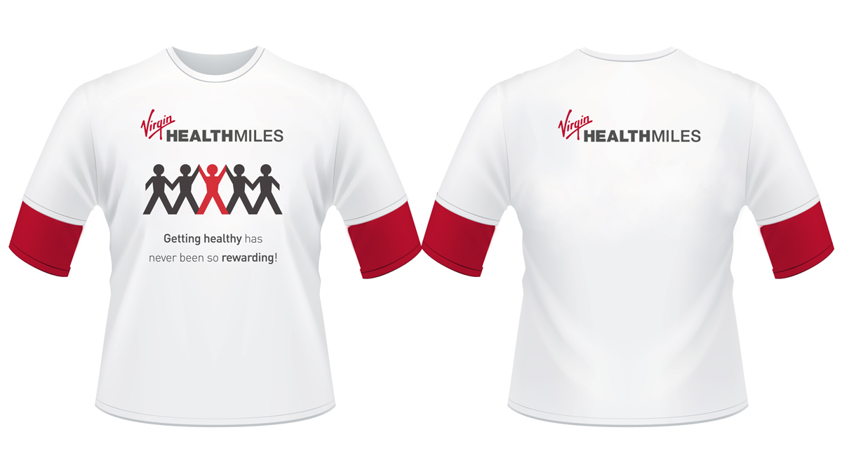 T-shirt Design by BJarris for Virgin HealthMiles | Design #1060172