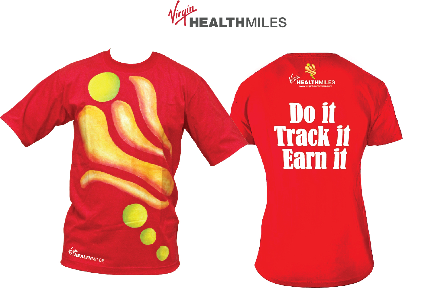 Design de T-shirt par kelvinotis pour Virgin HealthMiles | Design #1053782