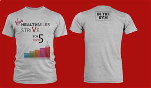 Design de T-shirt par Glory10 pour Virgin HealthMiles | Design : #1076655