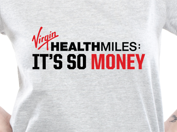 T-shirt Design by jason_martin for Virgin HealthMiles | Design #1085345