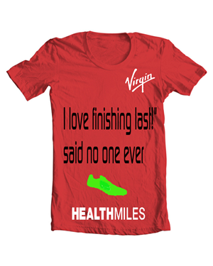 T-shirt Design by sweetgravy for Virgin HealthMiles | Design: #1072888