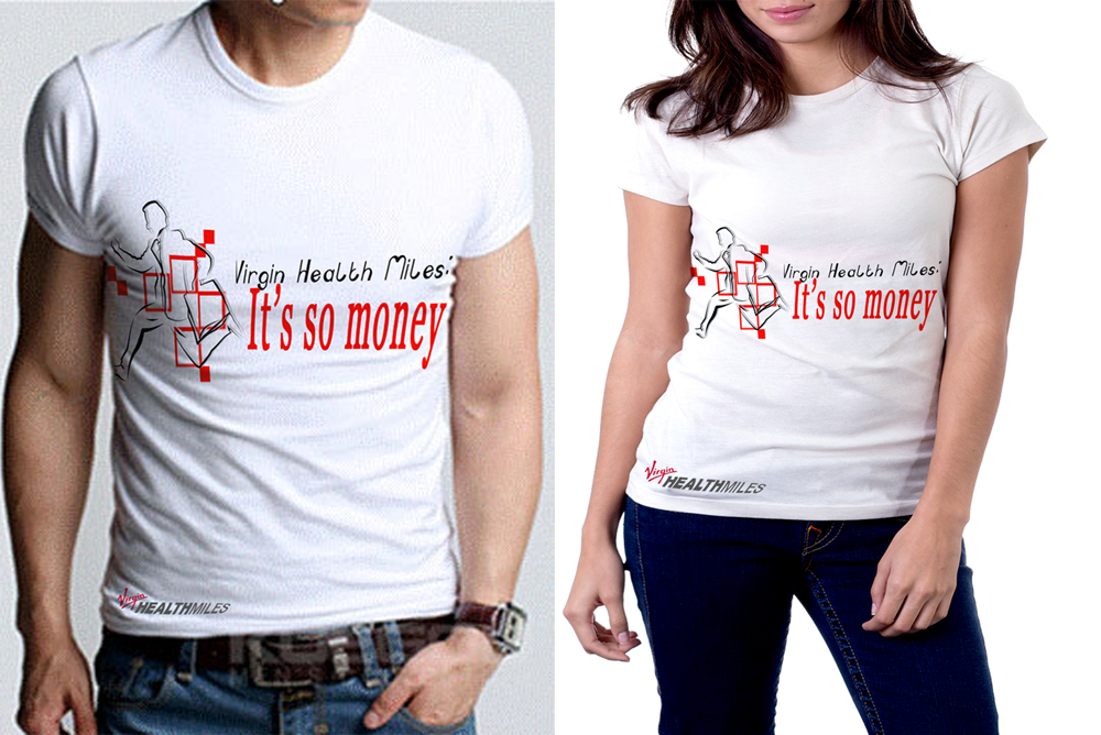Diseño de Camiseta por Dulaj De Croos para Virgin HealthMiles | Diseño #1073761