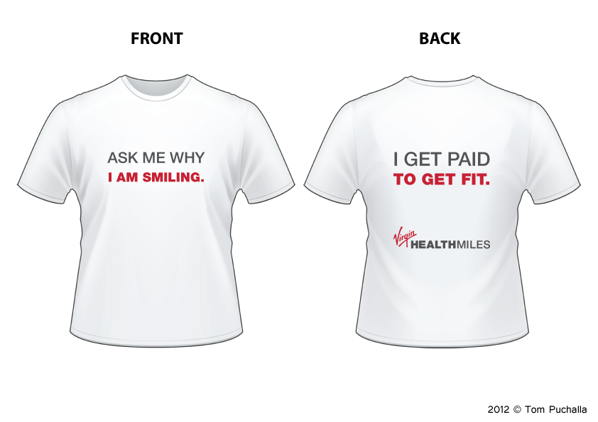 Design de T-shirt par Puchalla pour Virgin HealthMiles | Design #1068605