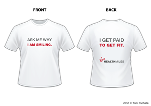 T-shirt Design by Puchalla for Virgin HealthMiles | Design: #1068605