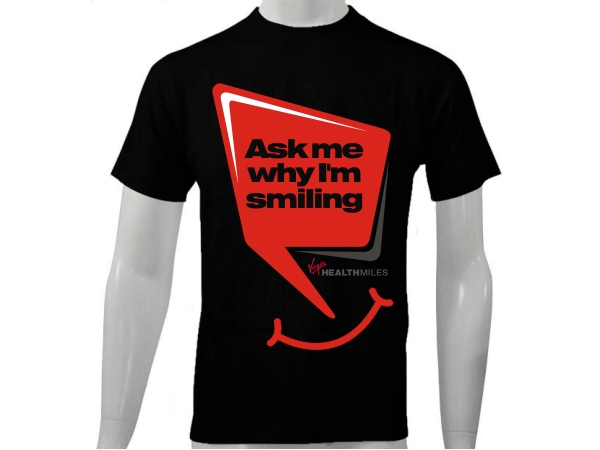 T-shirt Design by samay9 for Virgin HealthMiles | Design #1069038