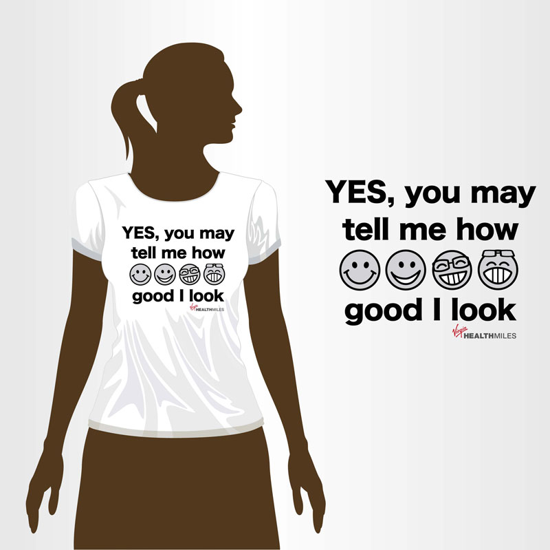Design de T-shirt par geisha pour Virgin HealthMiles | Design #1079496