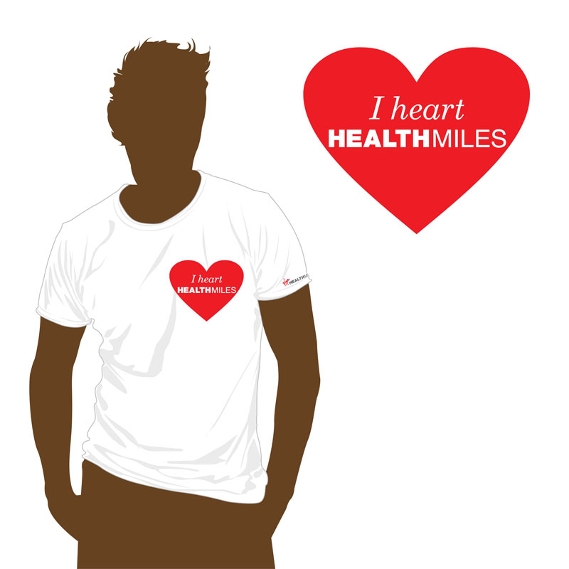 T-shirt Design by geisha for Virgin HealthMiles | Design #1079502