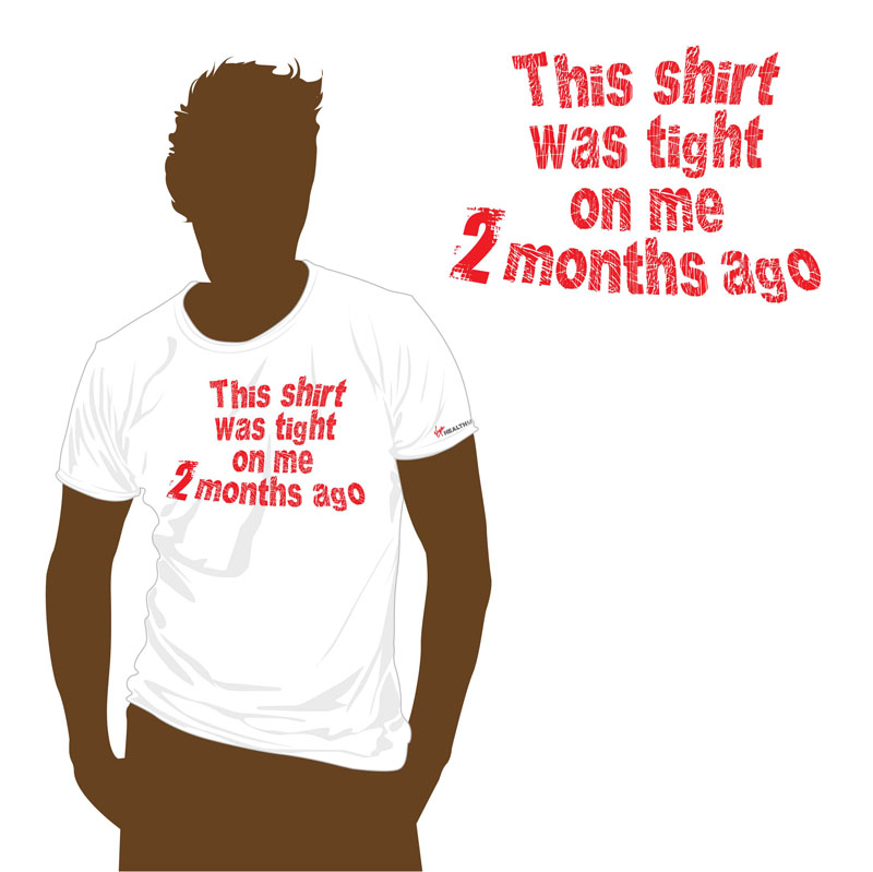 T-shirt Design by geisha for Virgin HealthMiles | Design #1079512