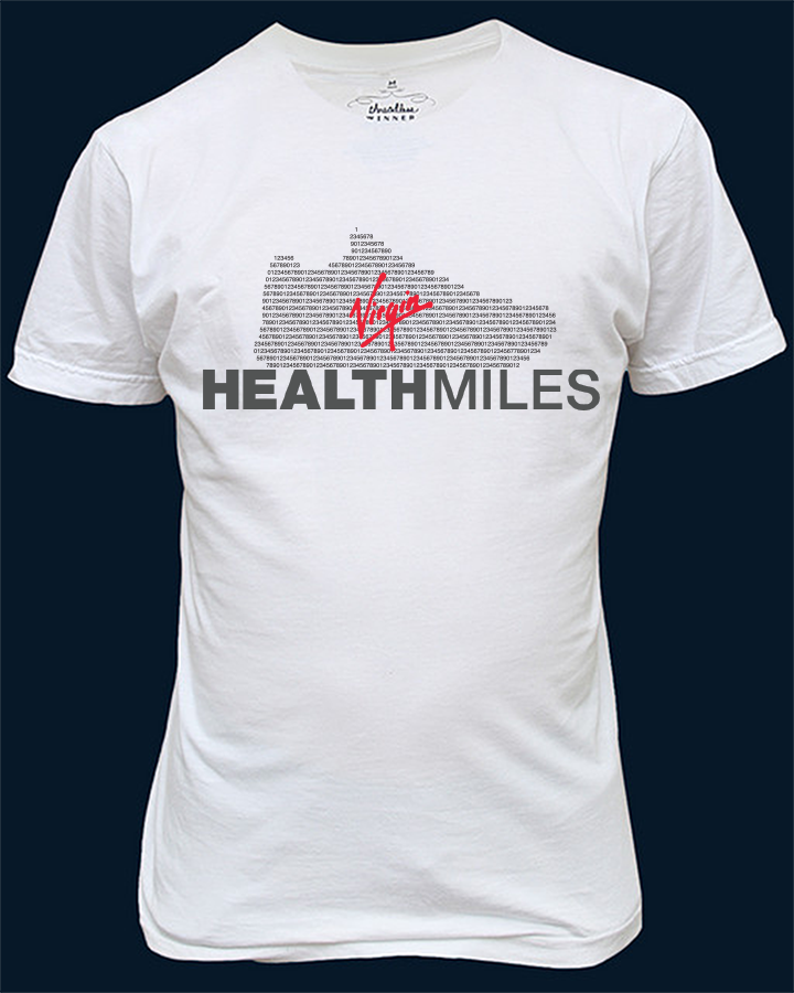 T-shirt Design by TomboyInATutu for Virgin HealthMiles | Design #1083361