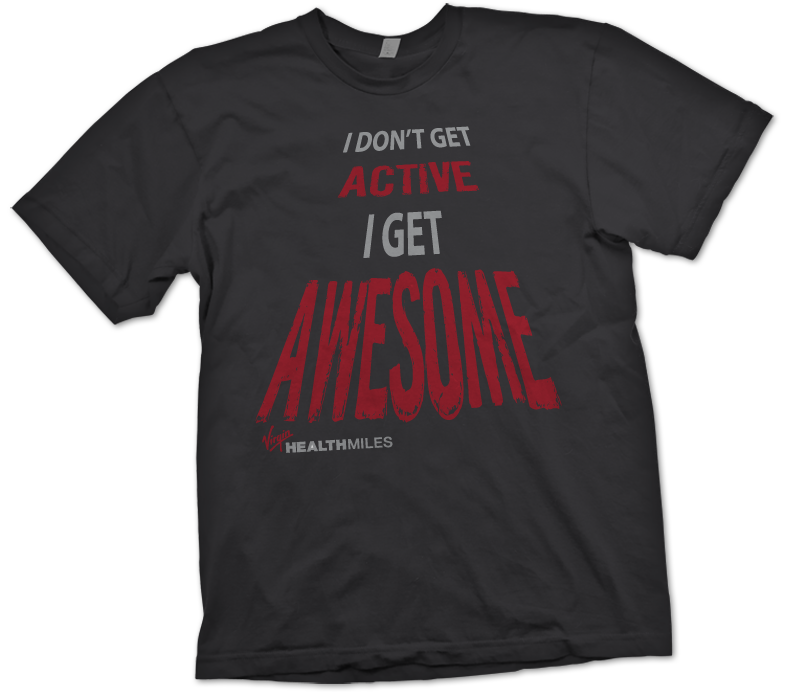 T-shirt Design by Abstract Shae for Virgin HealthMiles | Design #1078303
