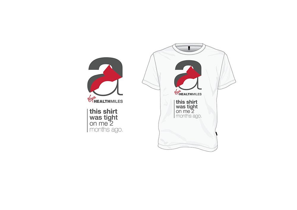 Design de T-shirt par Victor pour Virgin HealthMiles | Design #1078674