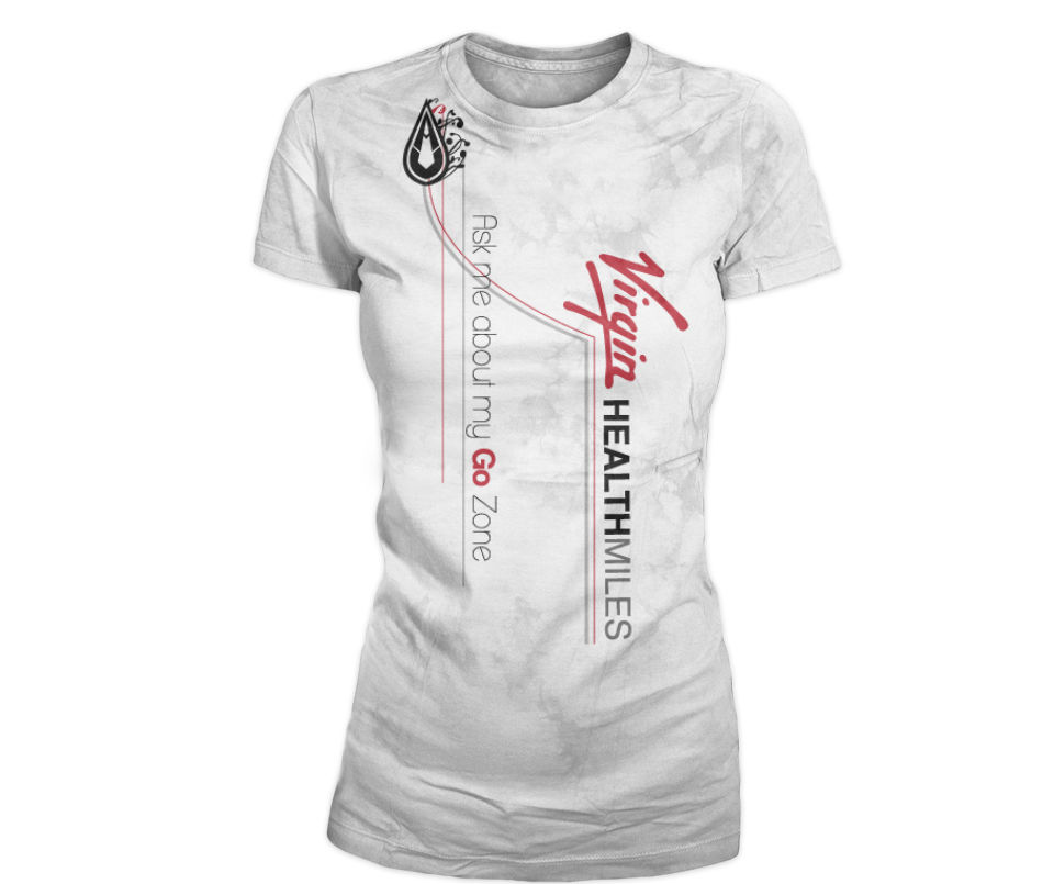 Design de T-shirt par Almega Ink. pour Virgin HealthMiles | Design #1080293