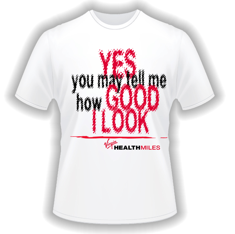 T-shirt Design by Barny46 for Virgin HealthMiles | Design #1081101