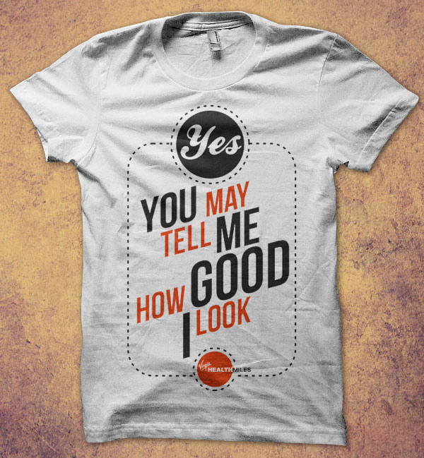 T-shirt Design by estante envi for Virgin HealthMiles | Design #1067186
