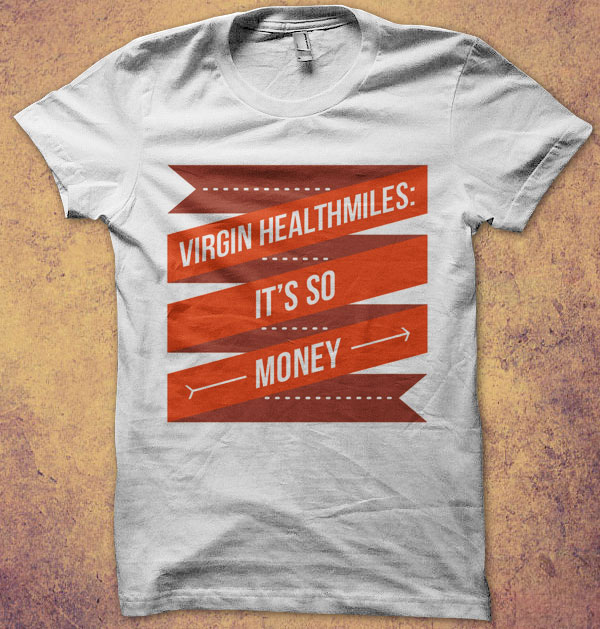 T-shirt Design by estante envi for Virgin HealthMiles | Design #1077711