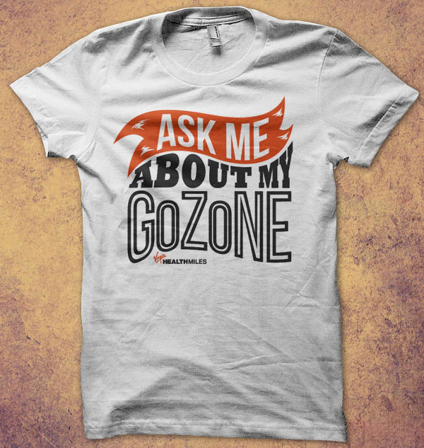 T-shirt Design by estante envi for Virgin HealthMiles | Design #1078574