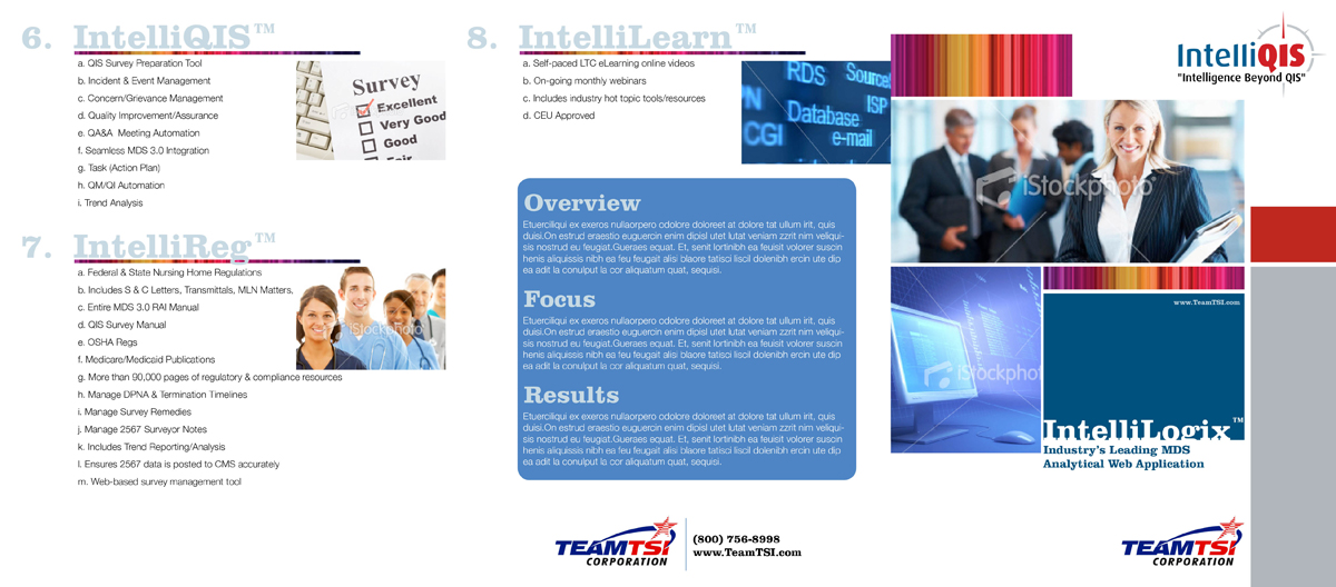Broschüren-Design von Urban Ad für Team TSI Corporation | Design #110438