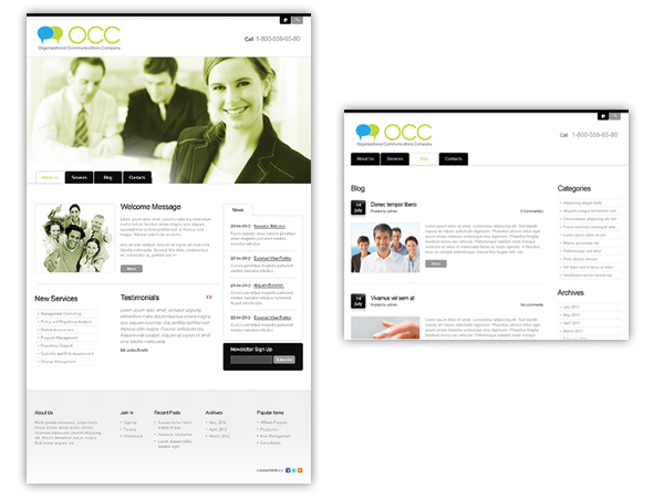 Wordpress Design by Rafba Graphic Design for this project | Design #938112