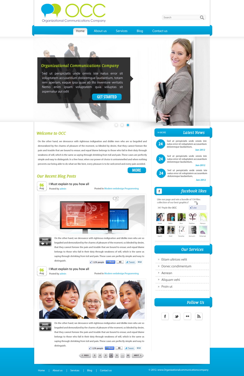 Diseño Wordpress por pb para este proyecto | Diseño #942995