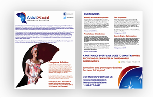 Design de Flyer par DAStudioDesigns pour Astral Ventures Inc. | Design : #927094