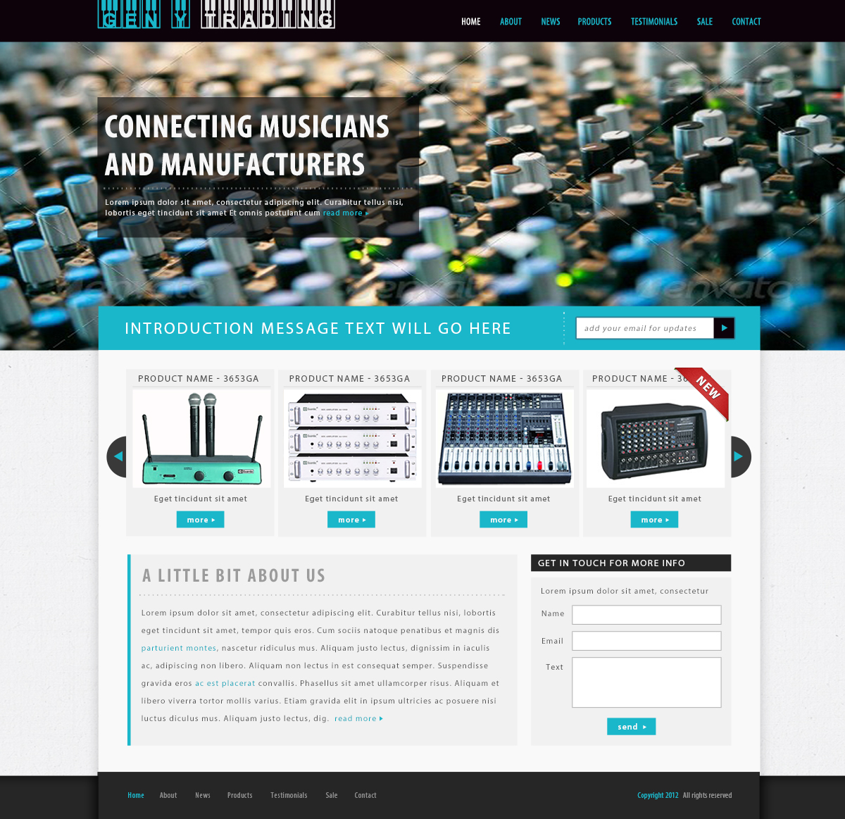 Diseño Wordpress por tinthumb para Gen Y Trading Co | Diseño #951146