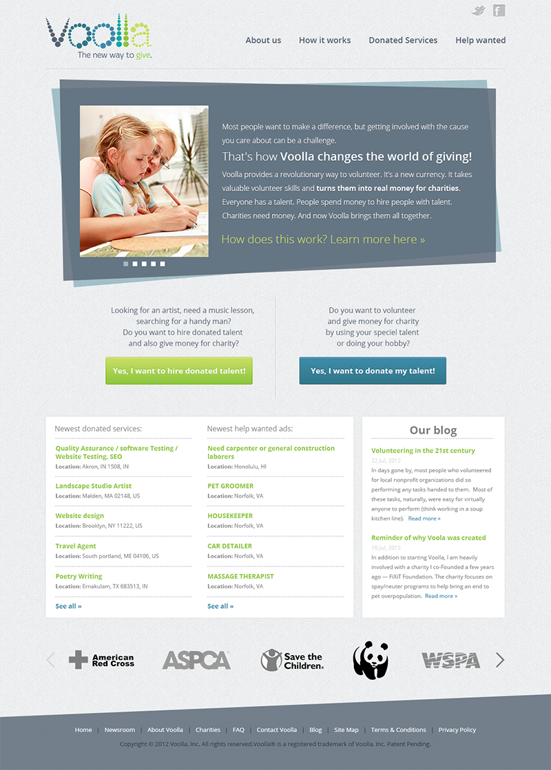 Web Design by teszter for Voolla | Design #937515