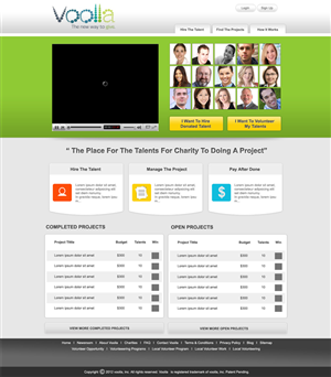 Web Design by Heru Purwanto for Voolla | Design #940081