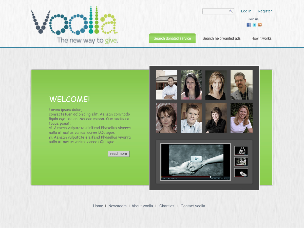 Web Design by PurpleDreams for Voolla | Design #939272