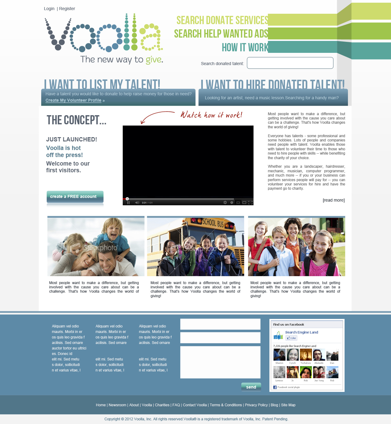 Web Design by Silviu Antohe  for Voolla | Design #931846