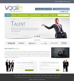 Web Design by pb for Voolla | Design: #935363