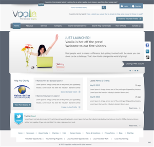 Web Design by pb for Voolla | Design: #935369