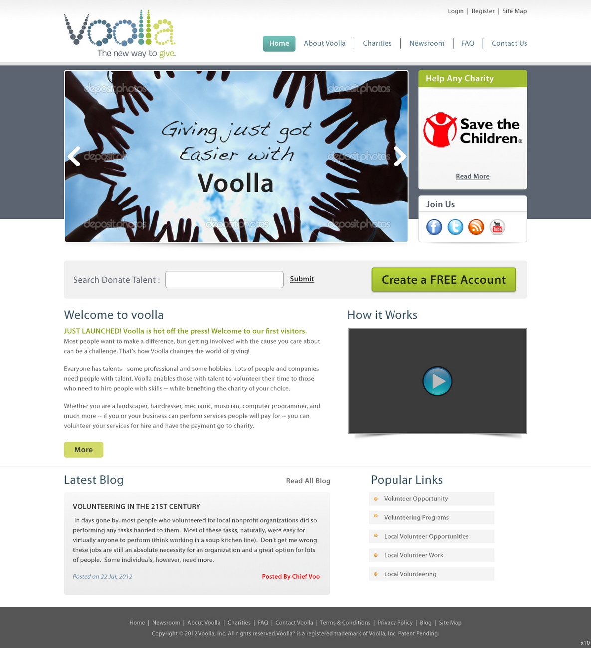 Web Design by pb for Voolla | Design #939334