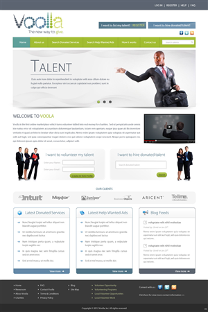 Web Design by pb for Voolla | Design: #944479