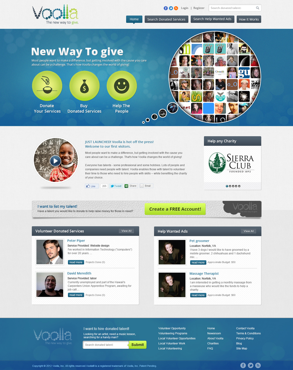 Web Design by the-lion-king for Voolla | Design #945178