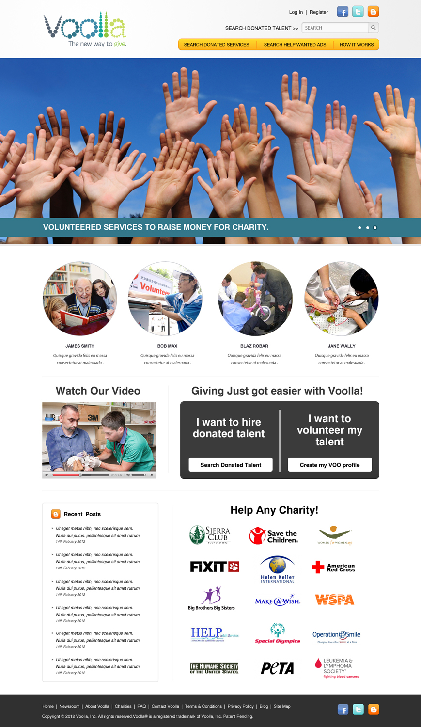 Web Design by OM for Voolla | Design #936994