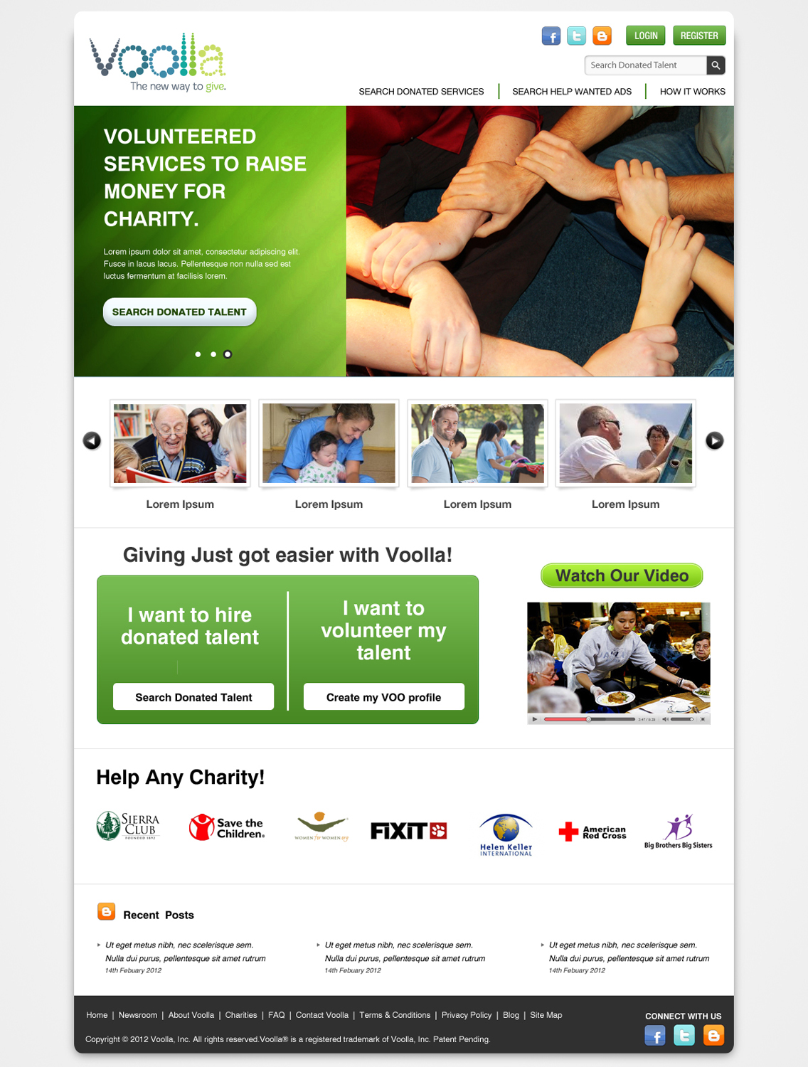 Web Design by OM for Voolla | Design #937001