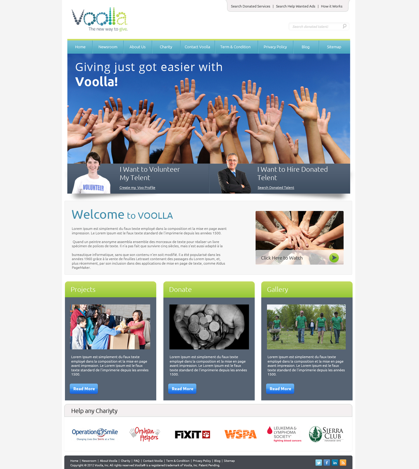Web Design by OM for Voolla | Design #937004