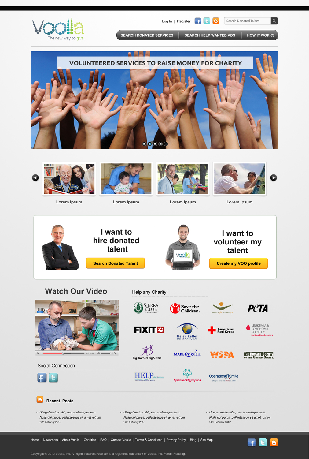 Web Design by OM for Voolla | Design #939343