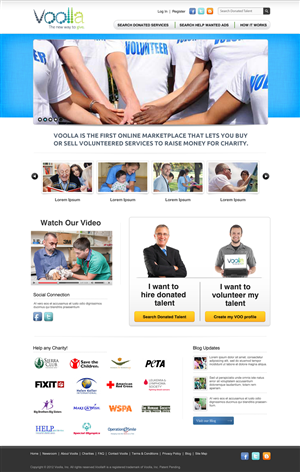 Web Design by OM for Voolla | Design: #939344