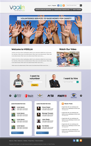 Web Design by OM for Voolla | Design: #947966